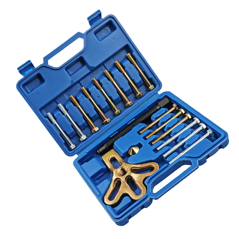 

17pc Steering Wheel Puller Kit Firm Alloy Comprehensive Car Maintenance Various Sizes Different Models H Tools