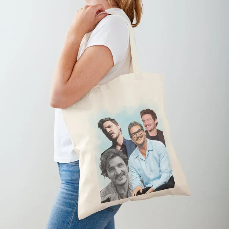 Pedro Pascal Vintage Shirt Tote Bag hand bag Big bag Large bags for women