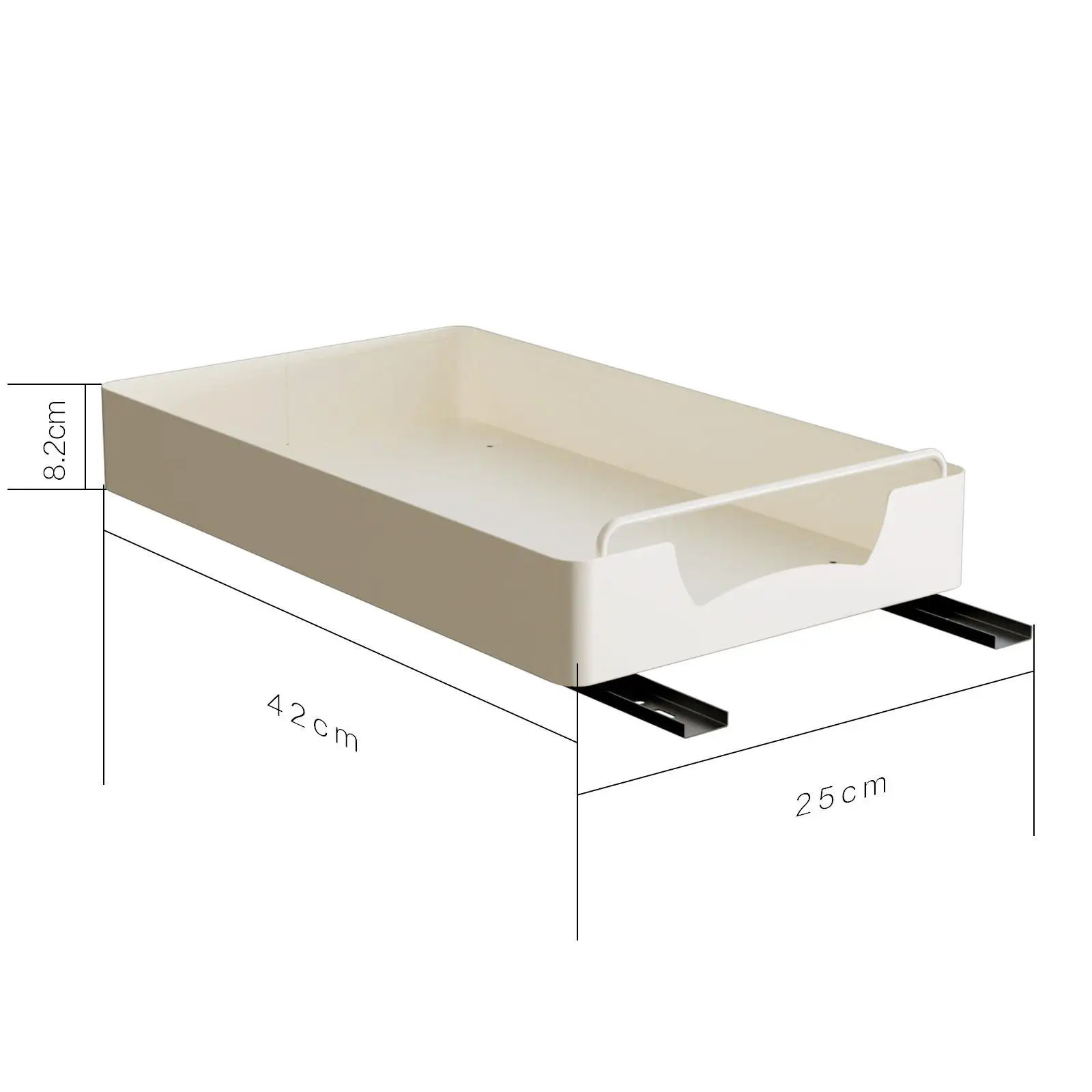 Multifunction Cabinet Organizer Pull Out Sliding Shelf Carbon Steel Drawer for Kitchen Cupboard Bathroom Pantry