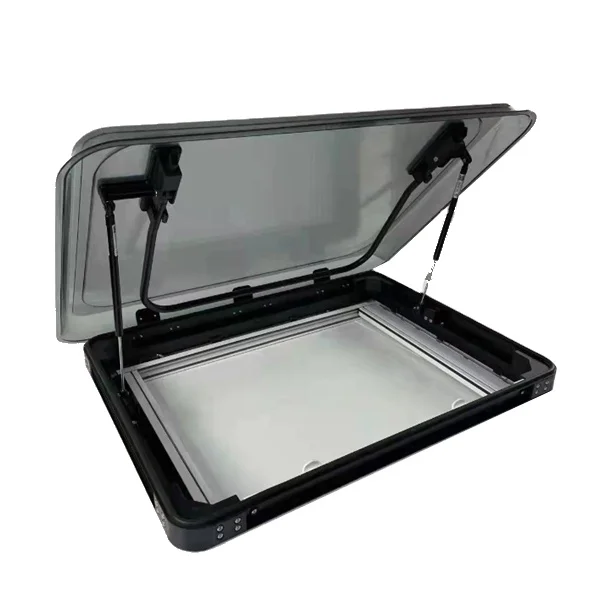 Aluminum Alloy Camper Van RV Roof Window Caravan Sunroof Top Skylight 