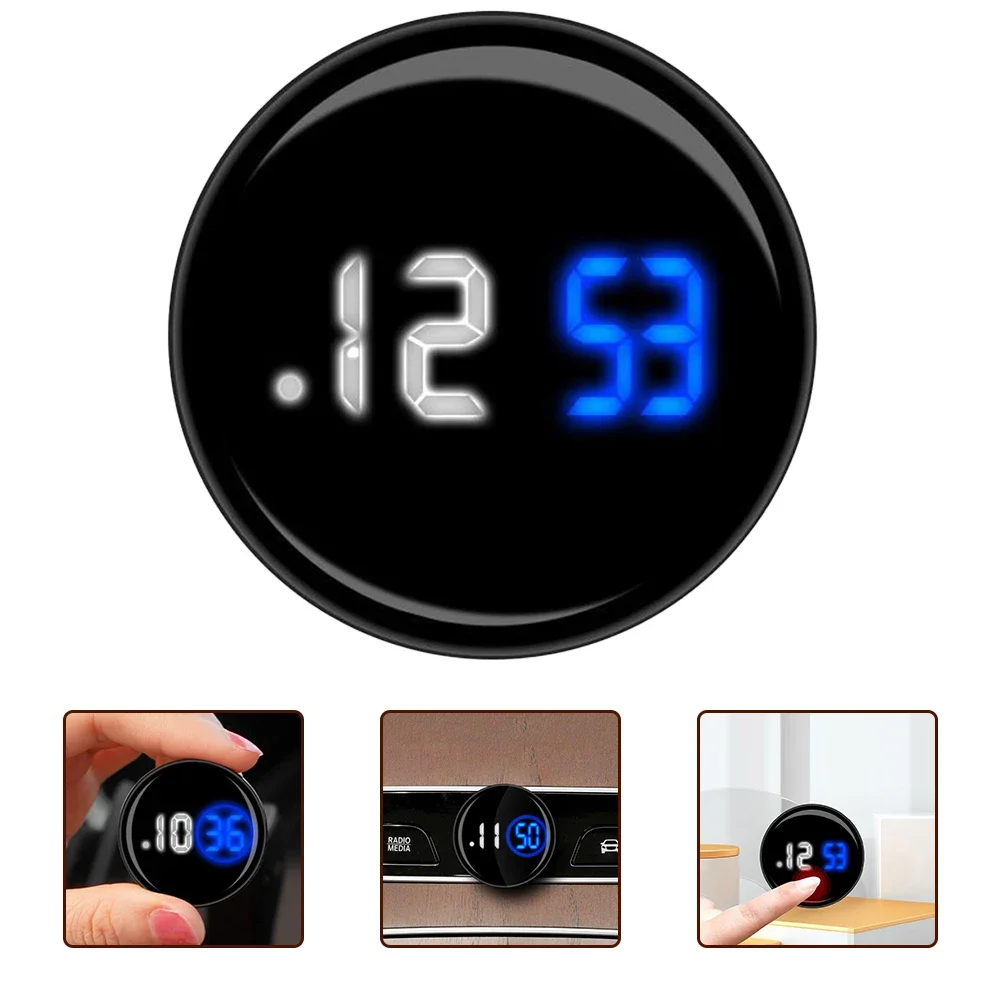 

Car Digital Clock Date LCD Luminous Display For Dashboard Car Clock Automobile Internal Waterproof Interior Clock Decor Use Part