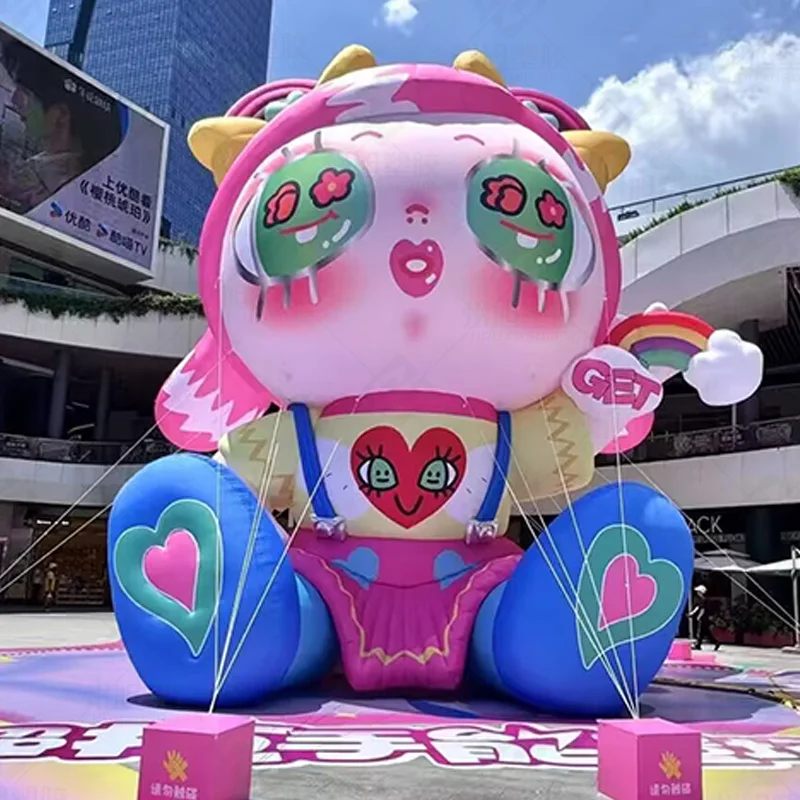 풍선 인형, 창의적인 모양의 공기 모델, 송풍기 포함, 야외 쇼핑몰 광장 장식 및 무대 장식