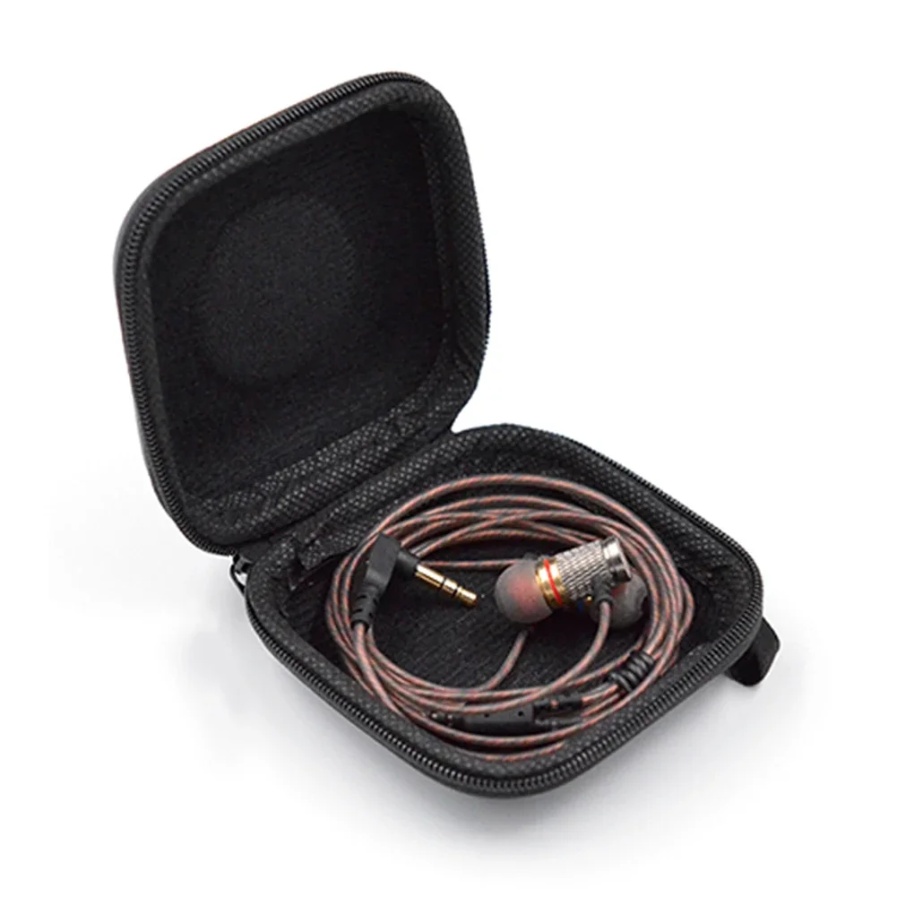 بو حقيبة حمل حقيبة الضغط امتصاص الصدمات المحمولة مع الحبل سماعات صندوق حقيبة السفر جيب صغير ل KZ IEM