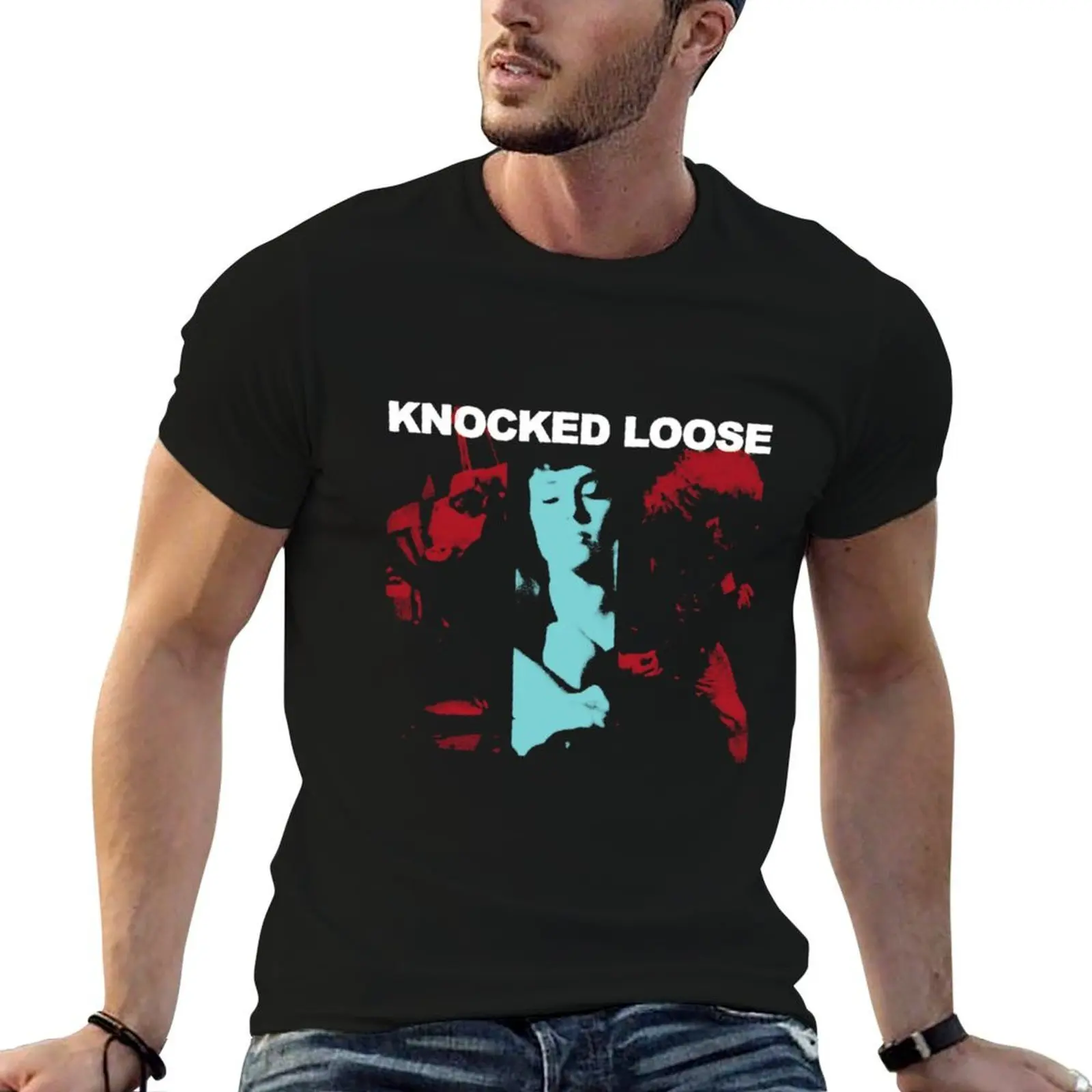 Knocked Loose Merch Knocked Loose Happiness Shirt T-Shirt new edition baggy shirts mens graphic t-shirts big and tall