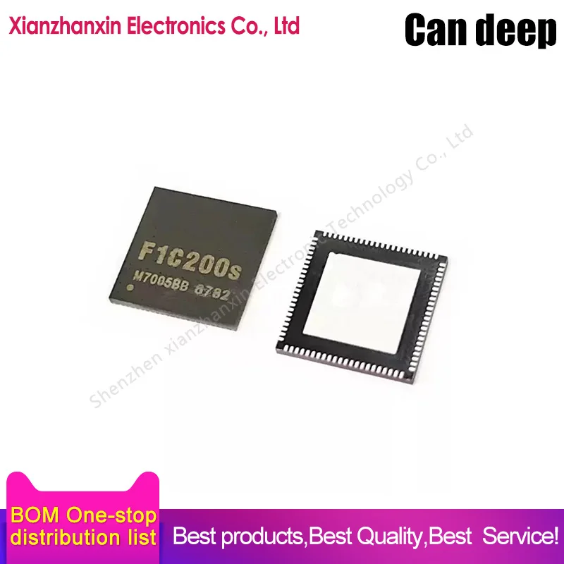 1pcs/lot F1C100S F1C200S QFN-88 Audio and video dual-decoding chip
