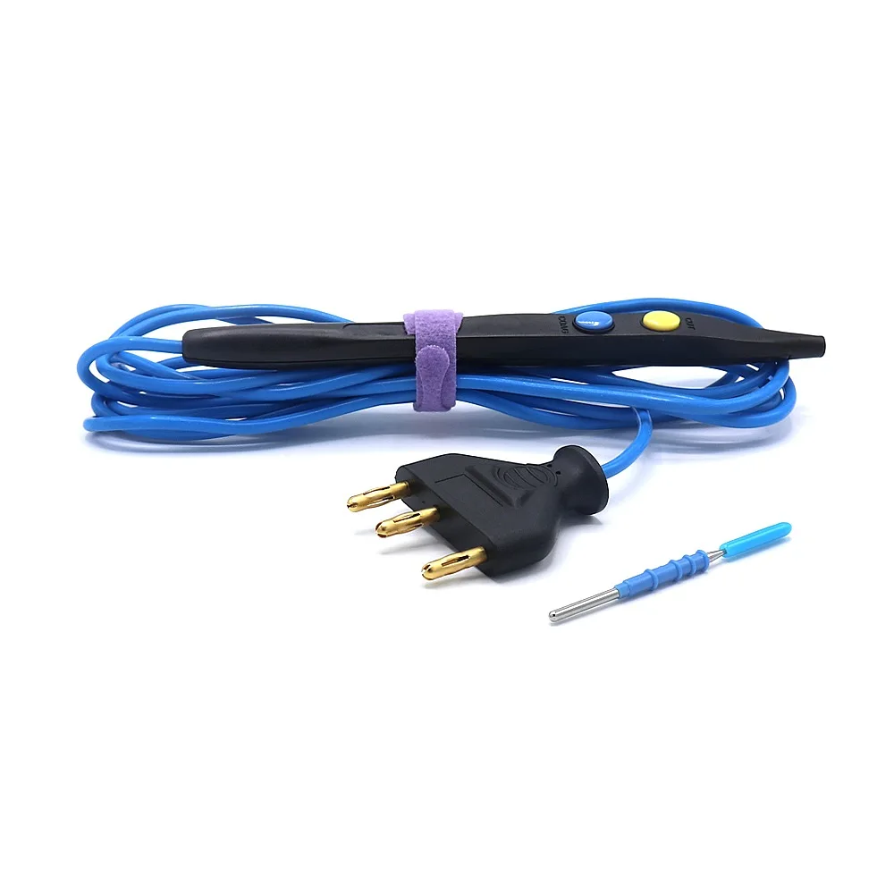 Reusable Use Electrosurgical Pencil with the Functions of Cut and Coagulation Button Switch E.O Sterilization