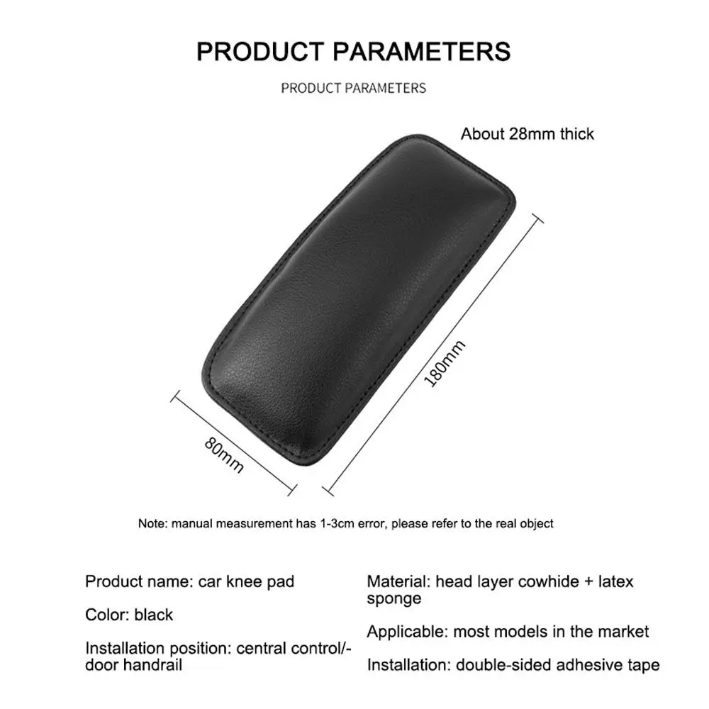 Creative Leather Interior Accessories Comfortable Support Accessories Car Accessories Car Cushion Knee Pad Leg Cushion
