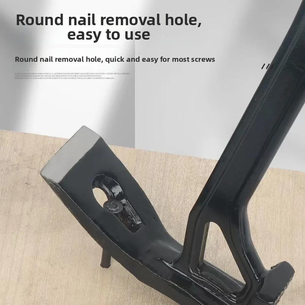 Dual Purpose Hoe Hammer Nail Pulling Slot Anti-Slip Handle For Gardening Agriculture Woodworking Hammer Construction Site Tools