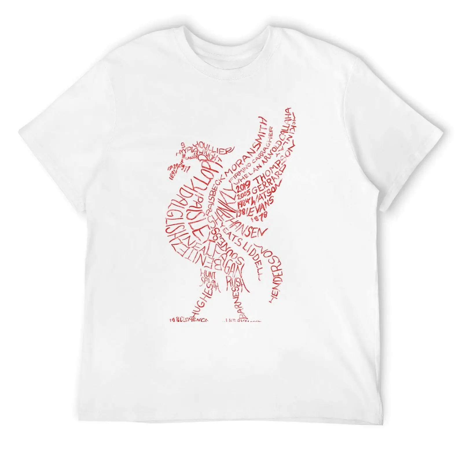 

Typographic Liver Bird Word Art Liverpool Legends T-Shirt customizeds sports fans blue archive oversized t shirt men