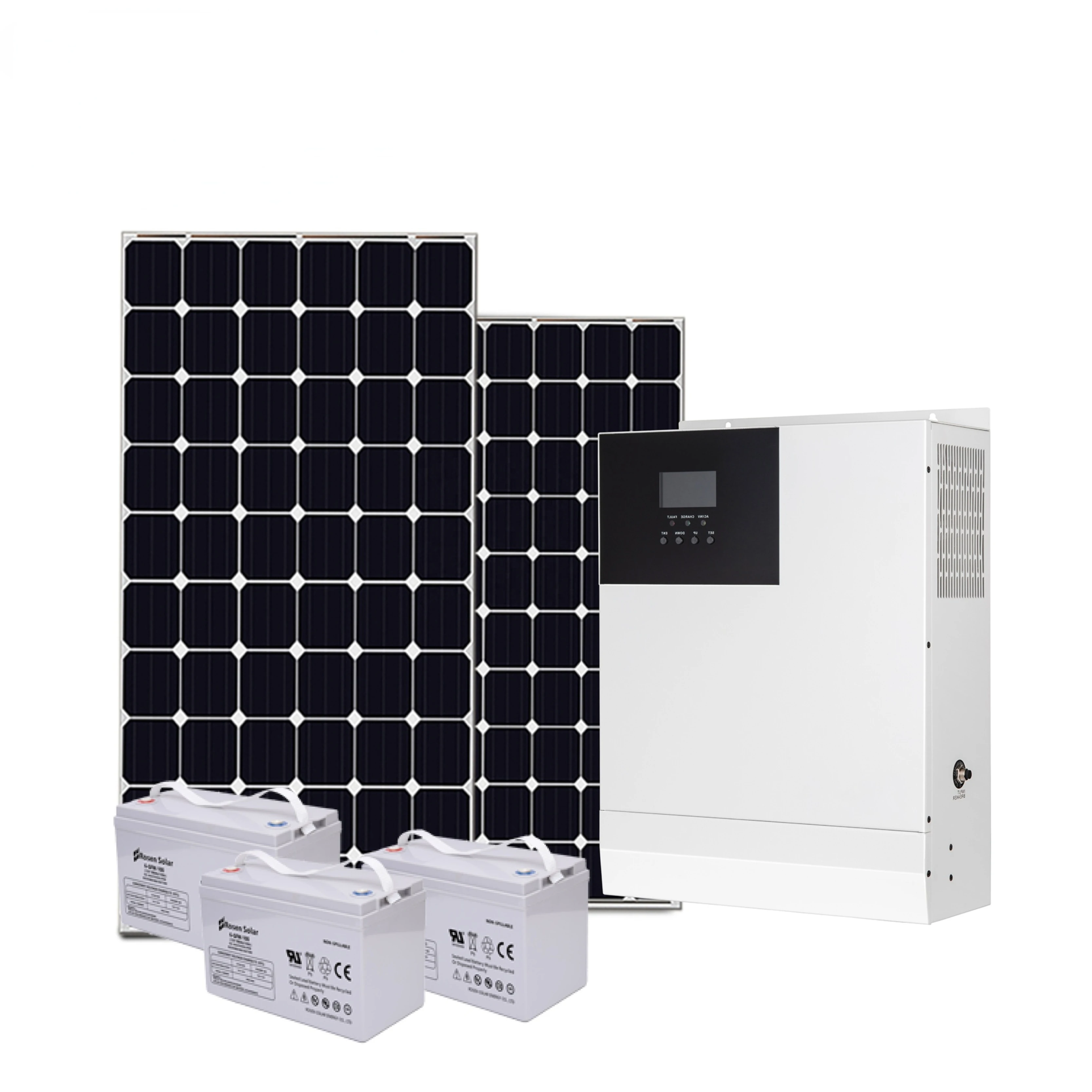 5kw 10kw Photovoltaic panel system generator inverter solar energy products