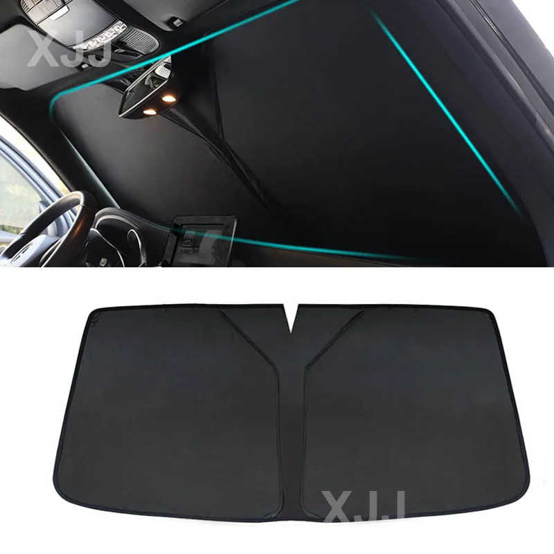 For Mercedes Benz GLA GLC GLE GLK 2022 2023 2024 2016 2019 Car Dedicated Front Windshield Sunshade Insulation Double Protect