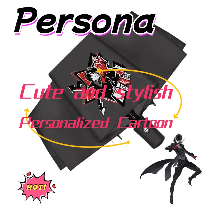 

Persona Umbrella Cute Fashion Creative Folding Sunshade Umbrella for Men, Women, and Students, Birthday Gift for Friends