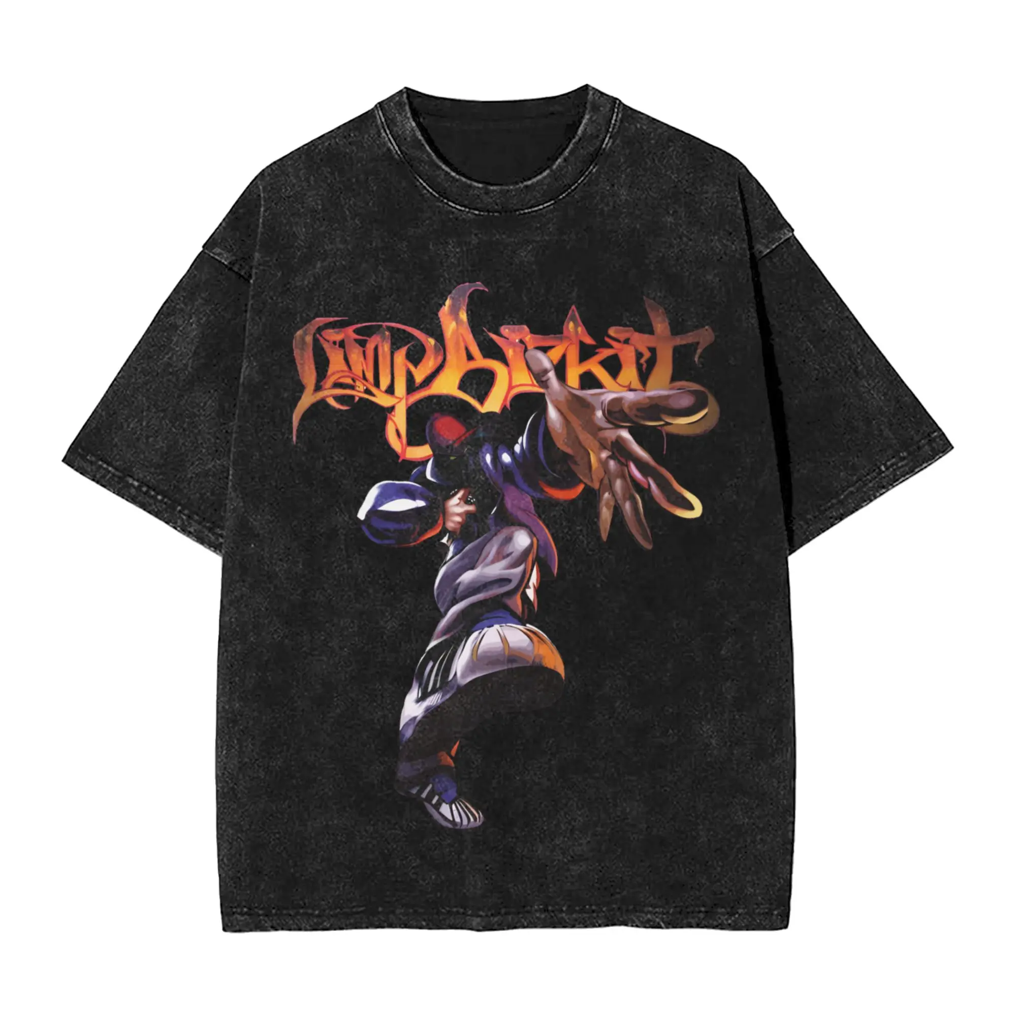 

Limp Bizkit T Shirt for Men Pure Cotton Funny T-Shirts Round Collar Tee Shirt Short Sleeve Tops Plus Size
