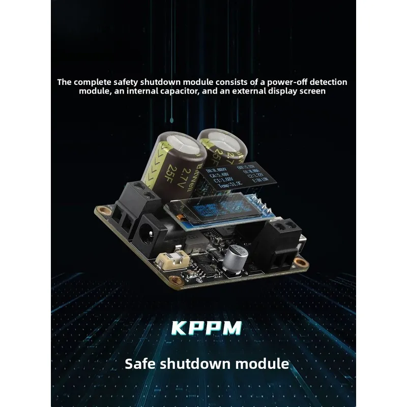 Brand-new for Fly KPPM safety power-off module to prevent Klipper Raspberry PI host computer crash 3D printer accessory