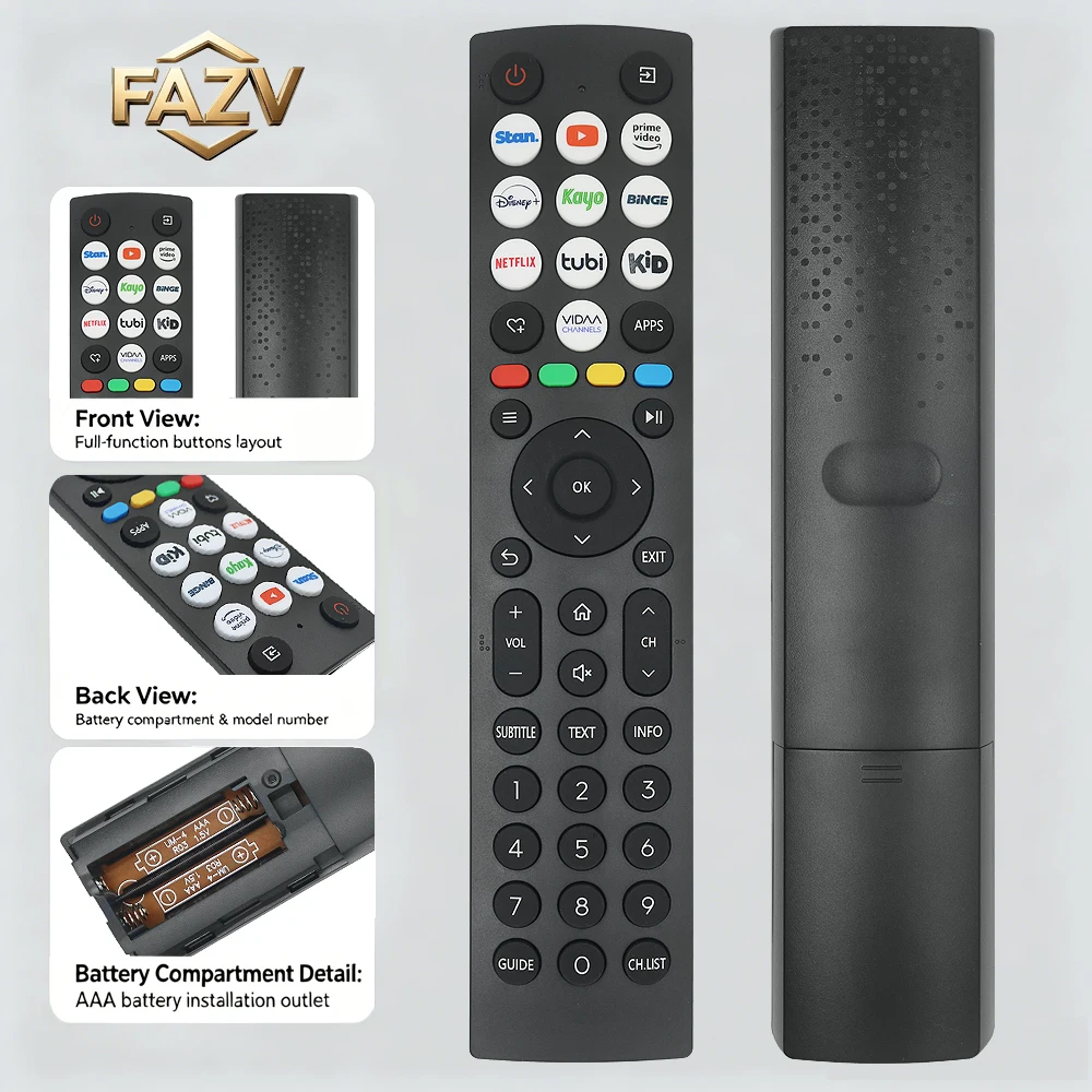 FAZV EN2AC36H Remote for Hisense A35HUV/A45GV/A6GV/A6KV 32-65