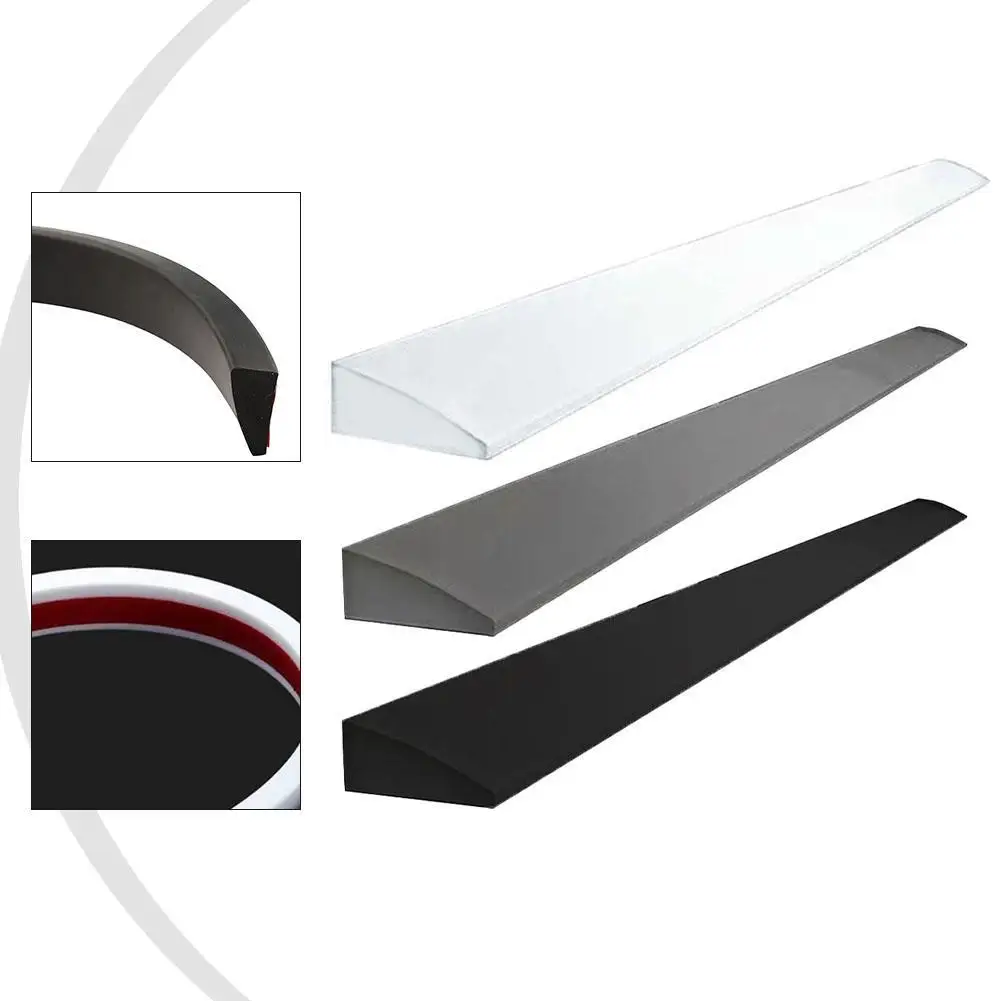 

Easy Cut Silicone Ramp Slope Climbing Strip Threshold Strip Slip-resistant Water Barrier Self-adhesive Backing