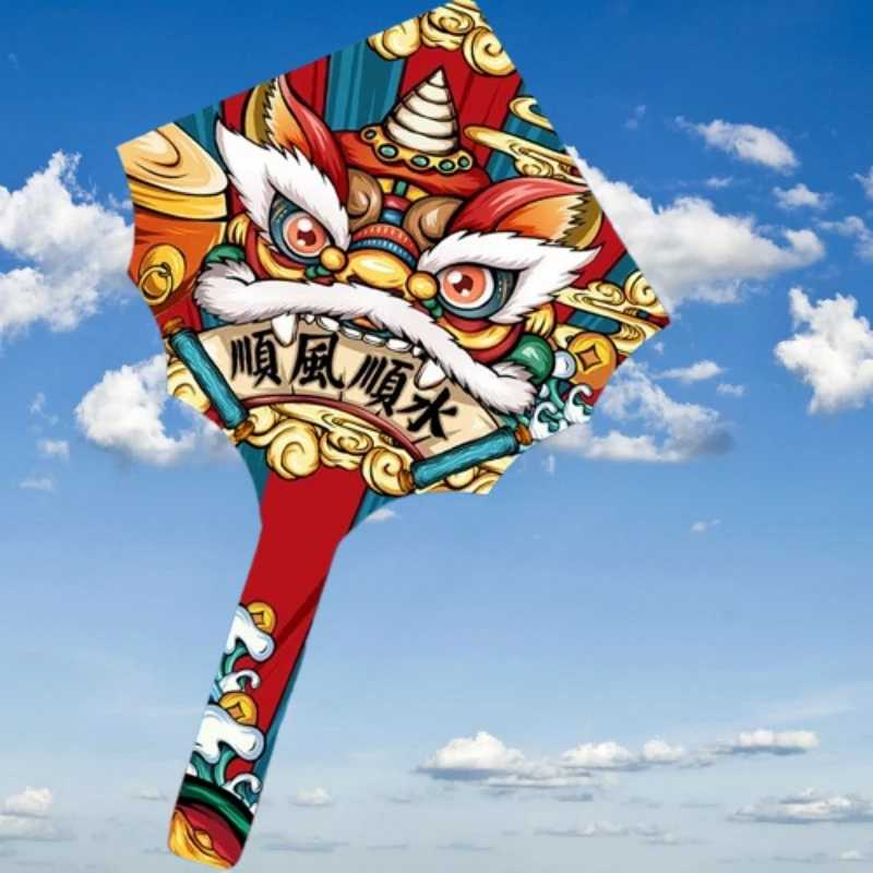 

free shipping lion kite flying soft kite for adults kites line traditional kite professional kite flying dragon ripstop