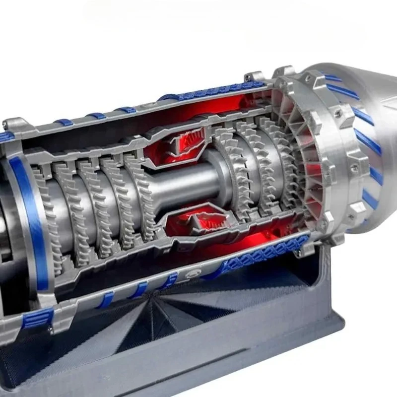 J-35A stream turbojet engine model fighter engine creative birthday gift