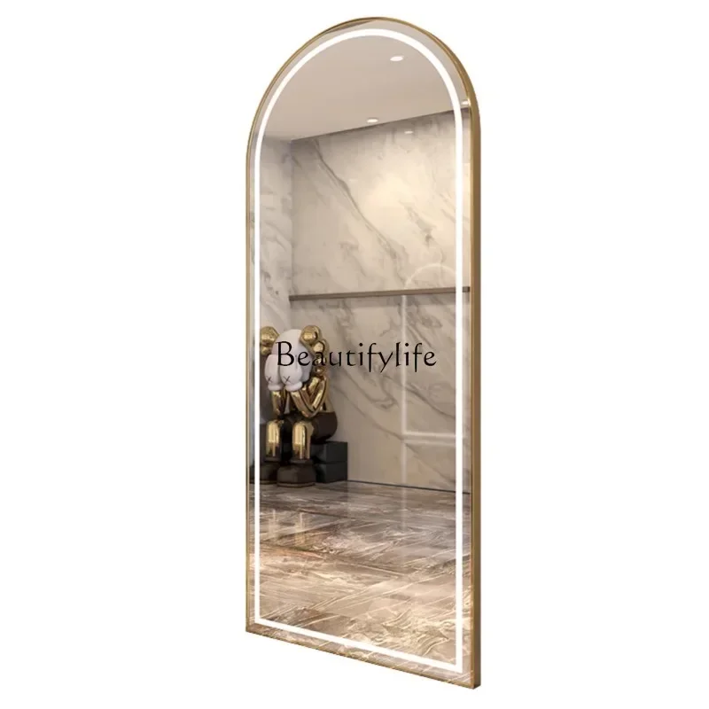 

Barber Shop Floor Mirror Hair Salon Hair Cutting Wall Beauty HD Hot Dyeing Makeup Mirror