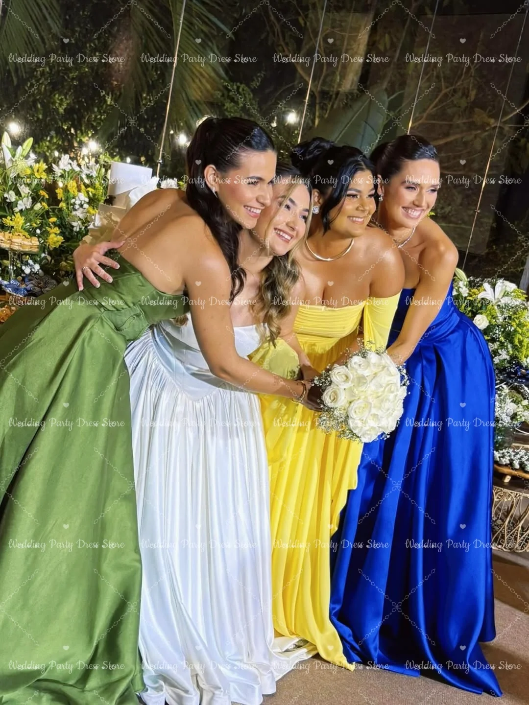 ZanBan Modern Strapless 2026 New Elegant Royal Blue Sleeveless Prom Gown Women Evening Dress customized Special Occasion Dresses view 2