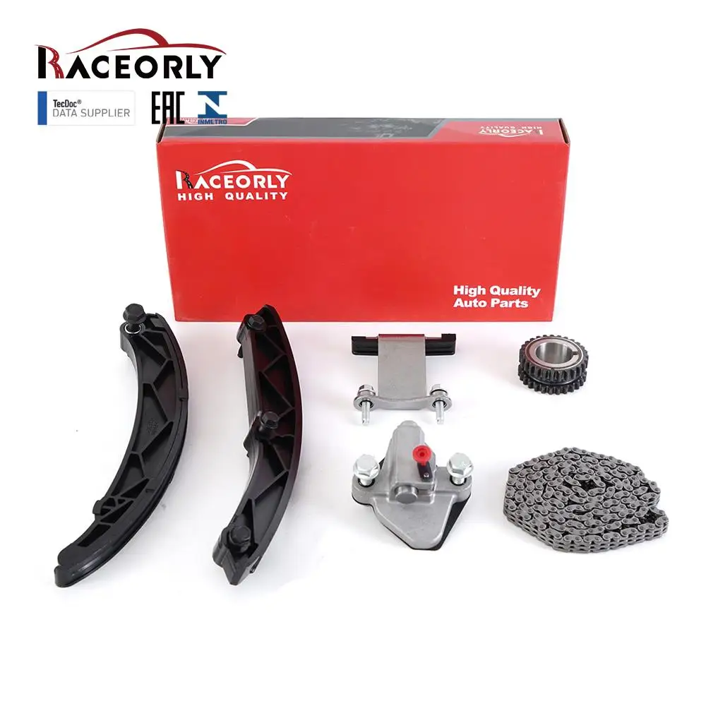 

RACEORLY 6pcs Timing Chain Kit For 16-21 Encore Cruze Equinox Malibu 1.5T LFV
