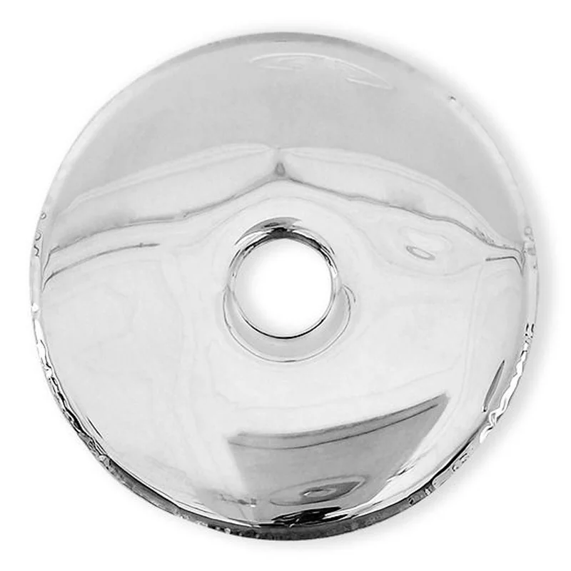 Durable FRP Sculpture Luxury Stainless Steel Electroplated Donut  Wall Art Modern Round Home Décor for Living Room Dining Area