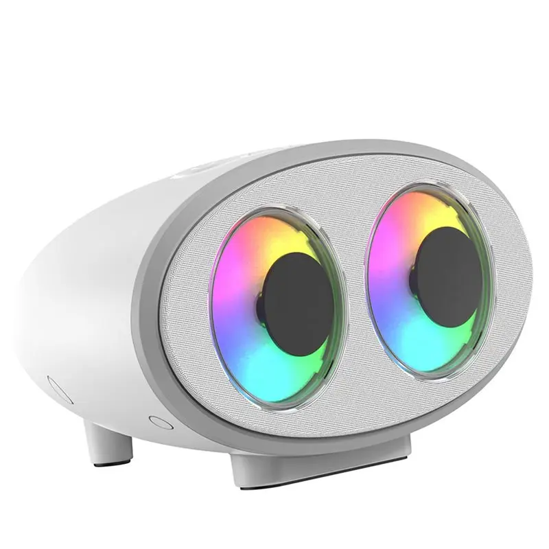 

Bluetooth-динамик в форме глаза, машина с белым шумом и ночником, меняющим цвет, 4 режима, 1800 мАч, перезаряжаемая для дома