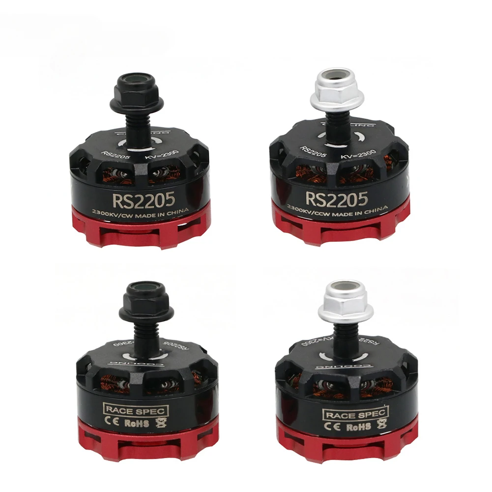 

RS2205 2205 2300KV CW CCW Brushless Motor for FPV RC QAV250 X210 Racing Drone Multicopter electric machinery