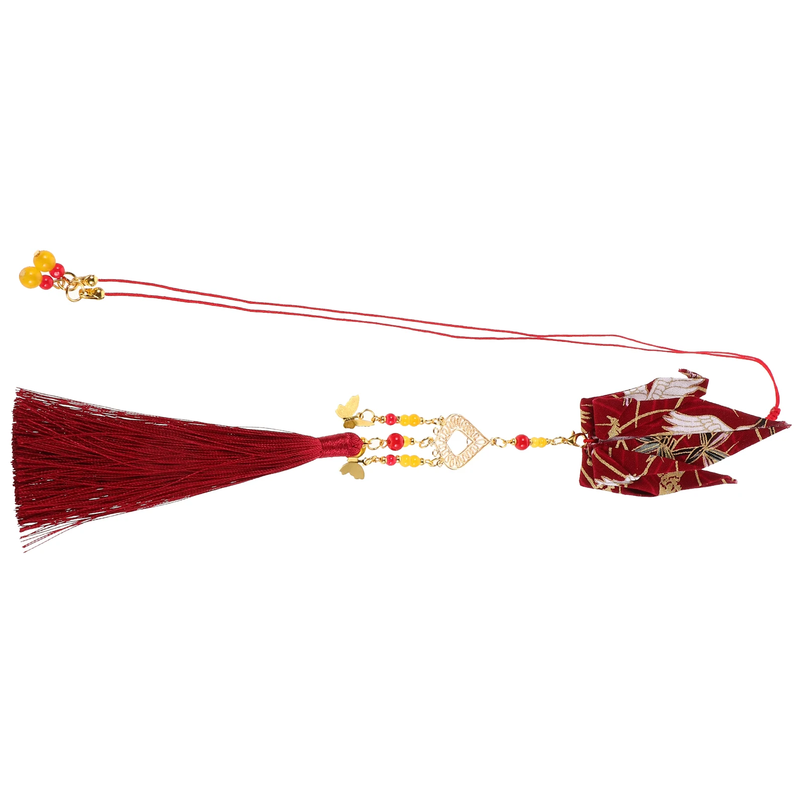 

Red Hanging Tassels Car Accessories Chinese Crane Scented Pendant Car Interior Decor 2025 Snake nament Lucky Charms