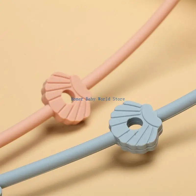 B2QD Baby Teething Toy Lost-proof Chain Pacifier Chain Strap Nursing Soother Holder