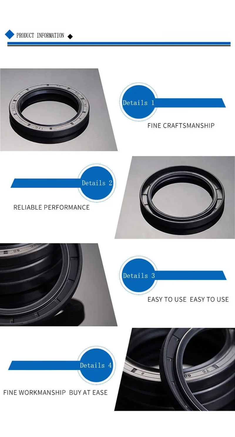 1-10pcs ID 15mm NBR Oil Seal TC-15*22/25/26/27/28/30/32/35/36/40*4/5/6/7/8/10mm Nitrile Rubber TC/FB/TG4 Shaft Double Lip Gasket