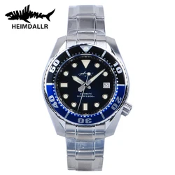 Heimdallr Men Dive Watch C3 Super Luminous Dial 316L Steel Sapphire 20Bar Water Resistant NH35 Automatic Mechanical Watch