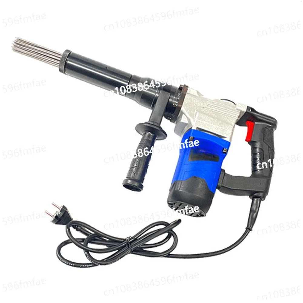 1100W Needle Derusting Gun Electric Jet Chisels Hand-Held Electric Needle Scaler Rust Removal Cleaning Machine New