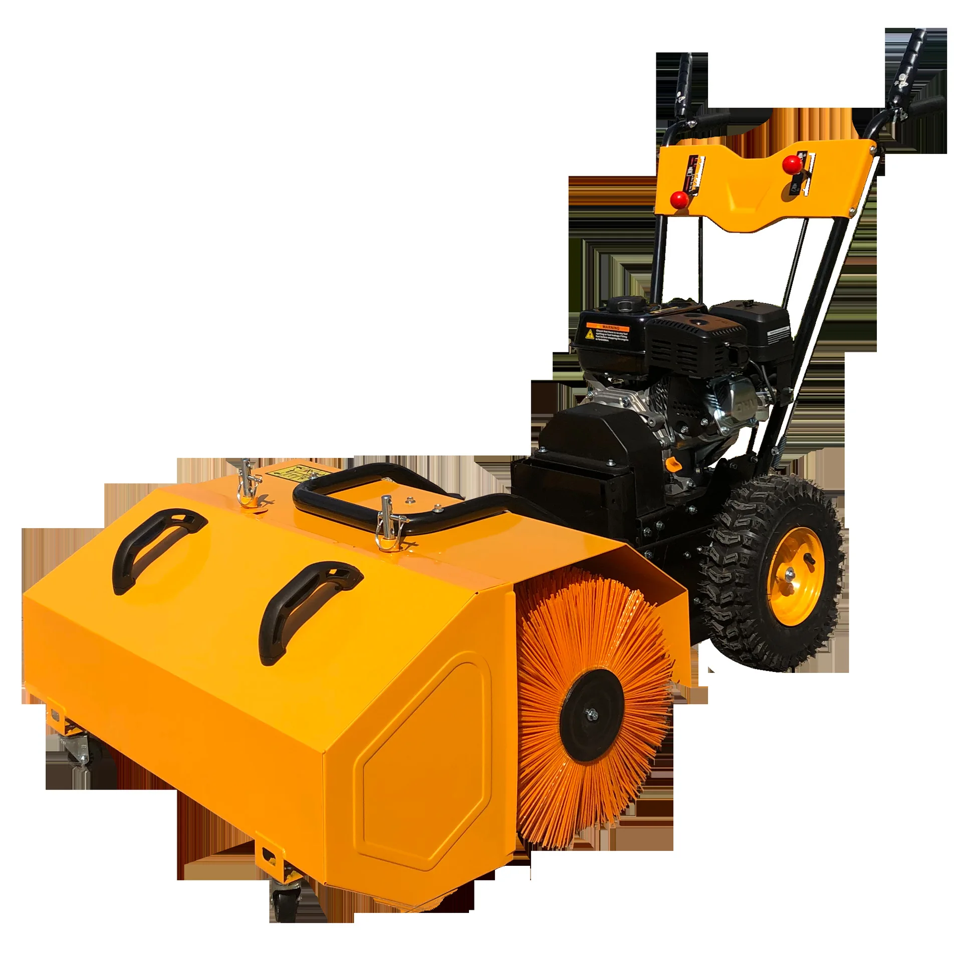 Hand-pushed 15HP Full Gear Snowplow, Three-in-one Snow Plowing & Snow Throwing Machine In Stock for Community Squares