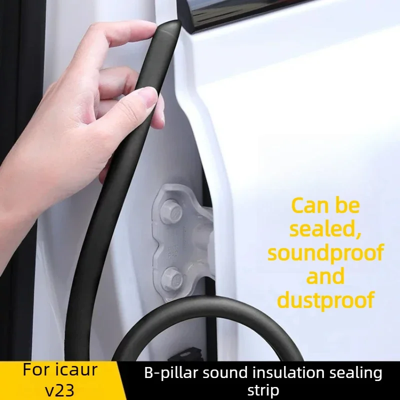 B Column Sealing Strip Car Door Sound Insulation Strip Sealing Shock Absorption Modification Accessories For Chery ICAUR V23/V27