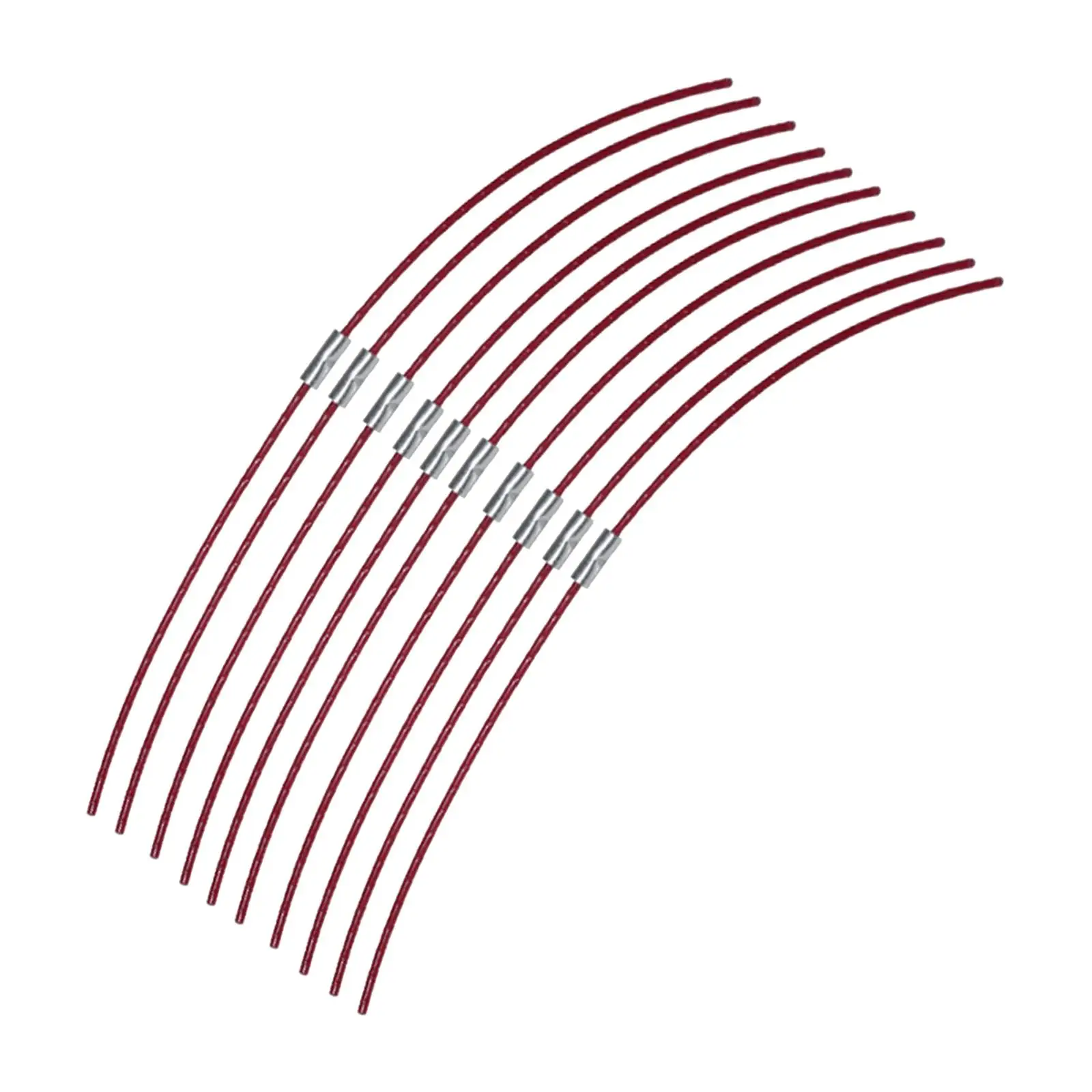 10Pcs Strimmer Trimmer Spool Line for Art Nylon Replace 26cm Extra Strong Wire for Mower Weeders Brush Cutter Garden Trimmer