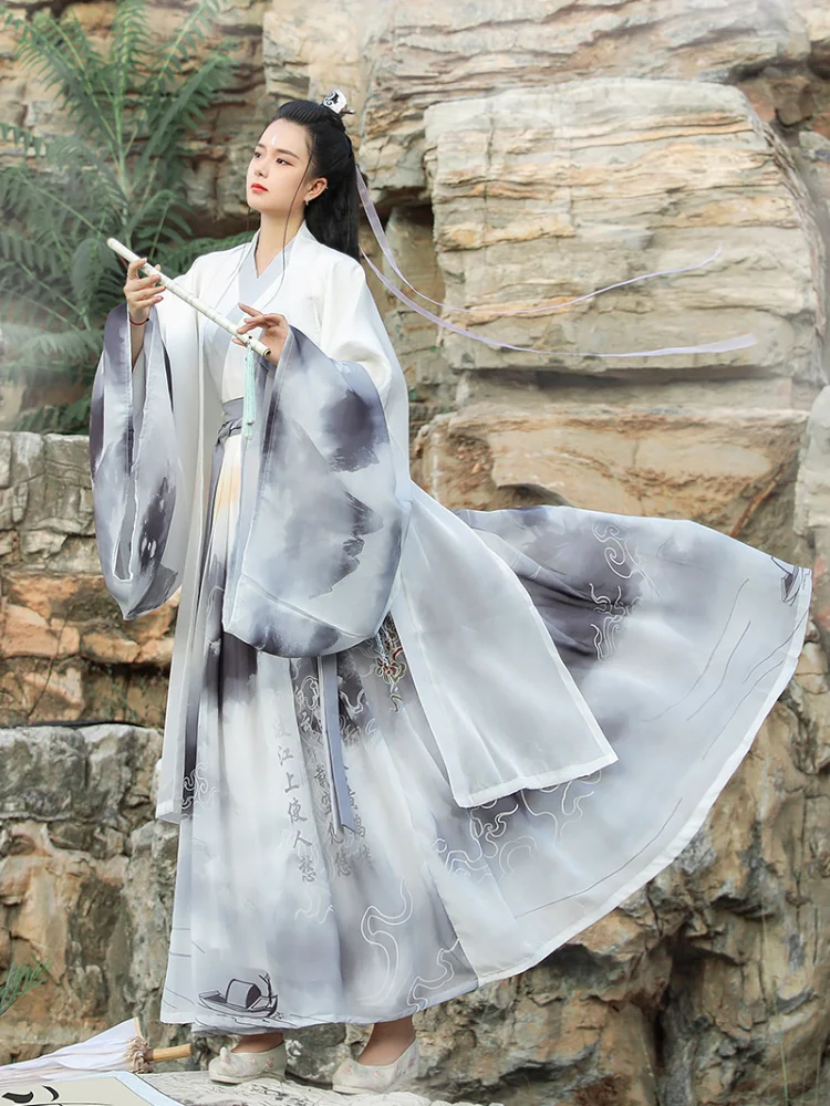 Chinese Traditionele Hanfu Vrouwen Jurken Oude Tang-dynastie Prinses Dagelijkse Outfits Vintage Hanfu Kostuums Tang Pak Cosplay