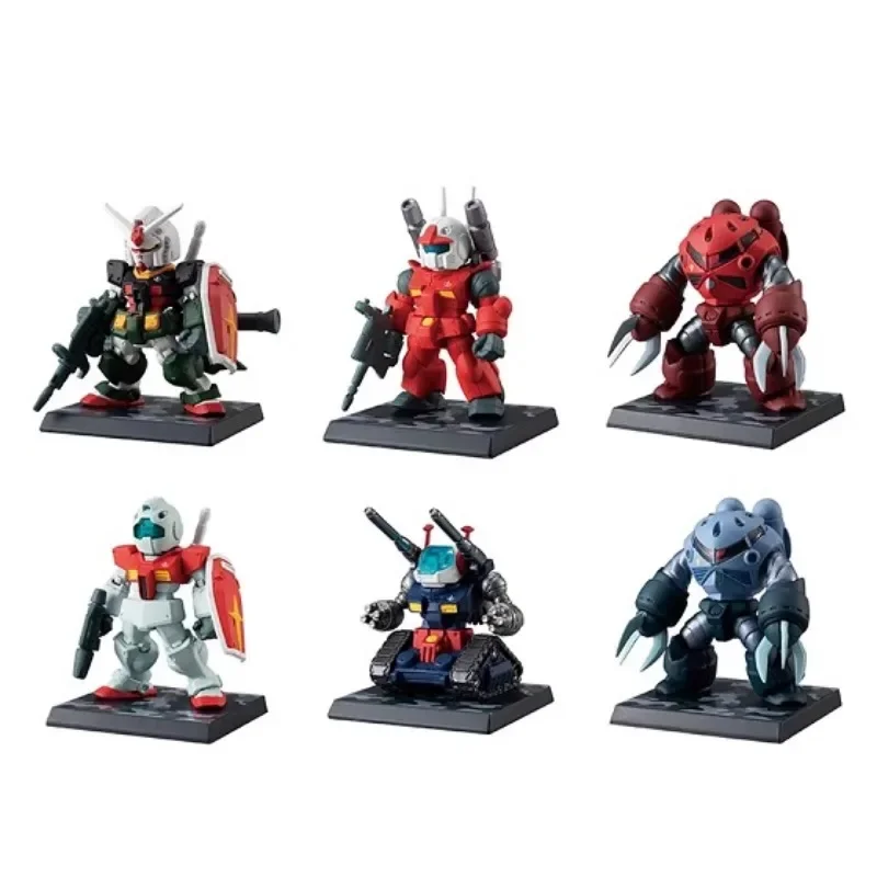 Original Bandai Gundam FW CONVERGE Gashapon Kawaii Anime Figurine Cute Action Figure Capsule Toys Assembly Model Gift