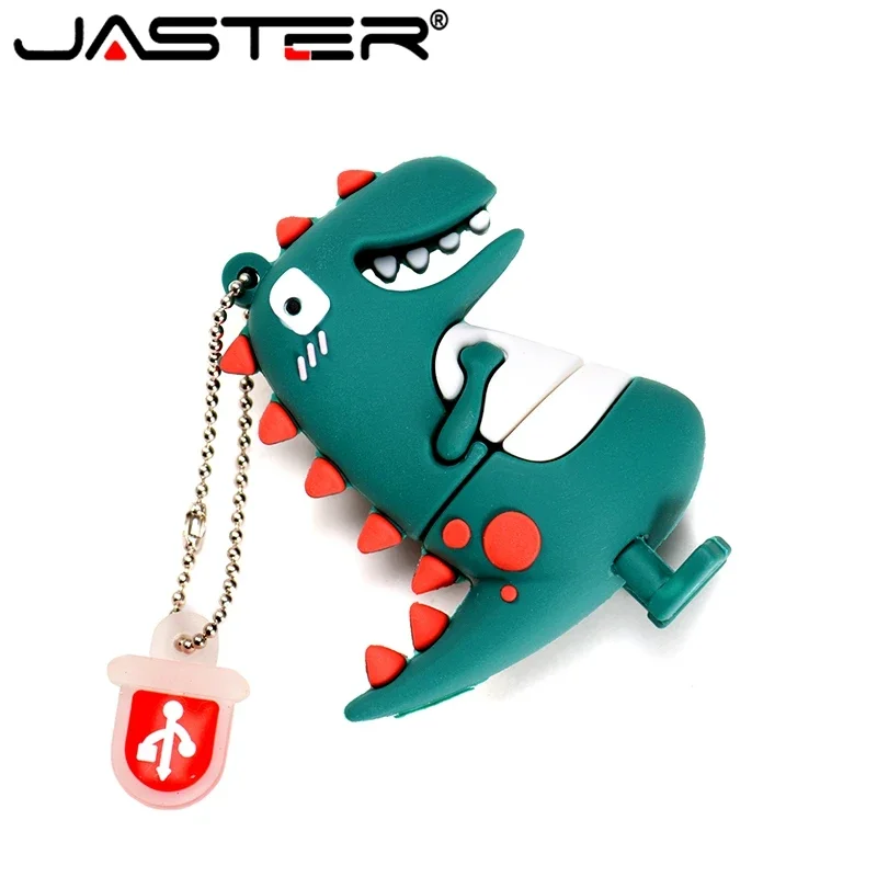 

JASTER Dinosaur Cartoon USB flash drive Pen drive 64GB 32GB 16GB 8GB 4GB USB stick pendrive flashdrive Creative gifts