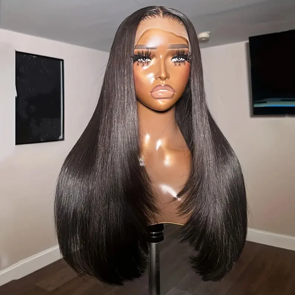 30 40 بوصة 13x4 13x6 HD الدانتيل أمامي خصلات الشعر المستعار الإنسان العظام مستقيم 5x5 غلويليس الدانتيل الجبهة الباروكات شعر الإنسان 250% الكثافة #4