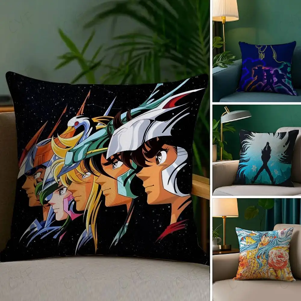 

Vintage Anime S-Saint Seiya Pillow Case Custom Printed Brushed Fleece Pillow, Baby Skin-Touch, Eco-Friendly Dye-Sublimation Cush