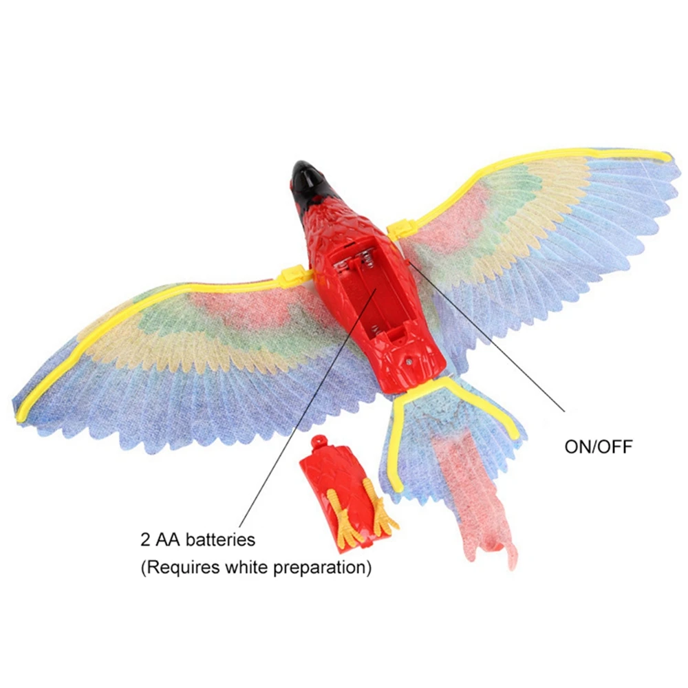 Simulation Bird Interactive Cat Toys Electric Automatic Hanging Eagle Flying Bird Cat Play Game Cat Scratch Rope Kitten Pet Toy