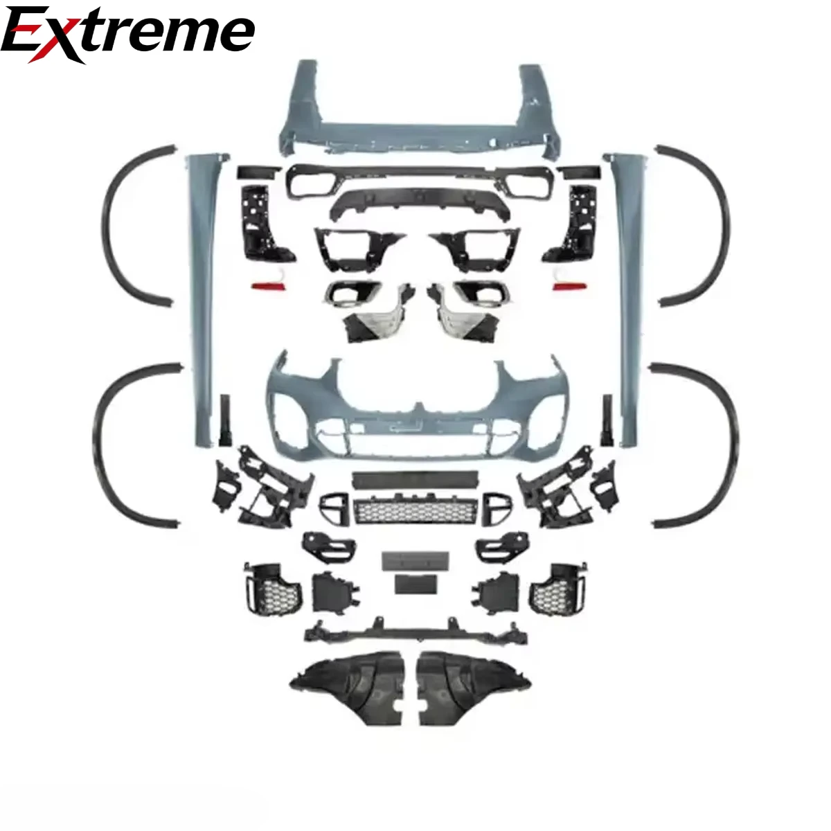 

Auto Parts Modification X5 M-Tech Style Front Lip Rear Diffuser Side Skirt Vents Spoiler Body Kit for BMW X5 G05