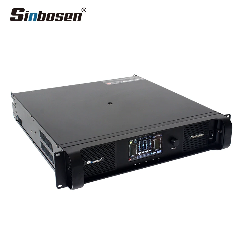 DSP22000Q Power Amplifier Class Td 4 Channel Dsp Dsp Subwoofer Amp 2500w