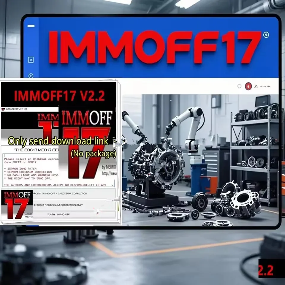 2026 hot sales IMMOFF17 Software Activate Version EDC17 MED 17 Immo Off Ecu EEPROM PATCH Checksum Correction To IMMO OFF Flash