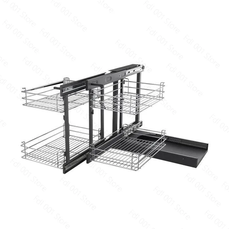 Cabinet Pull Out Blind Corner Cabinet Shelf Storage Organizer Magic Corner