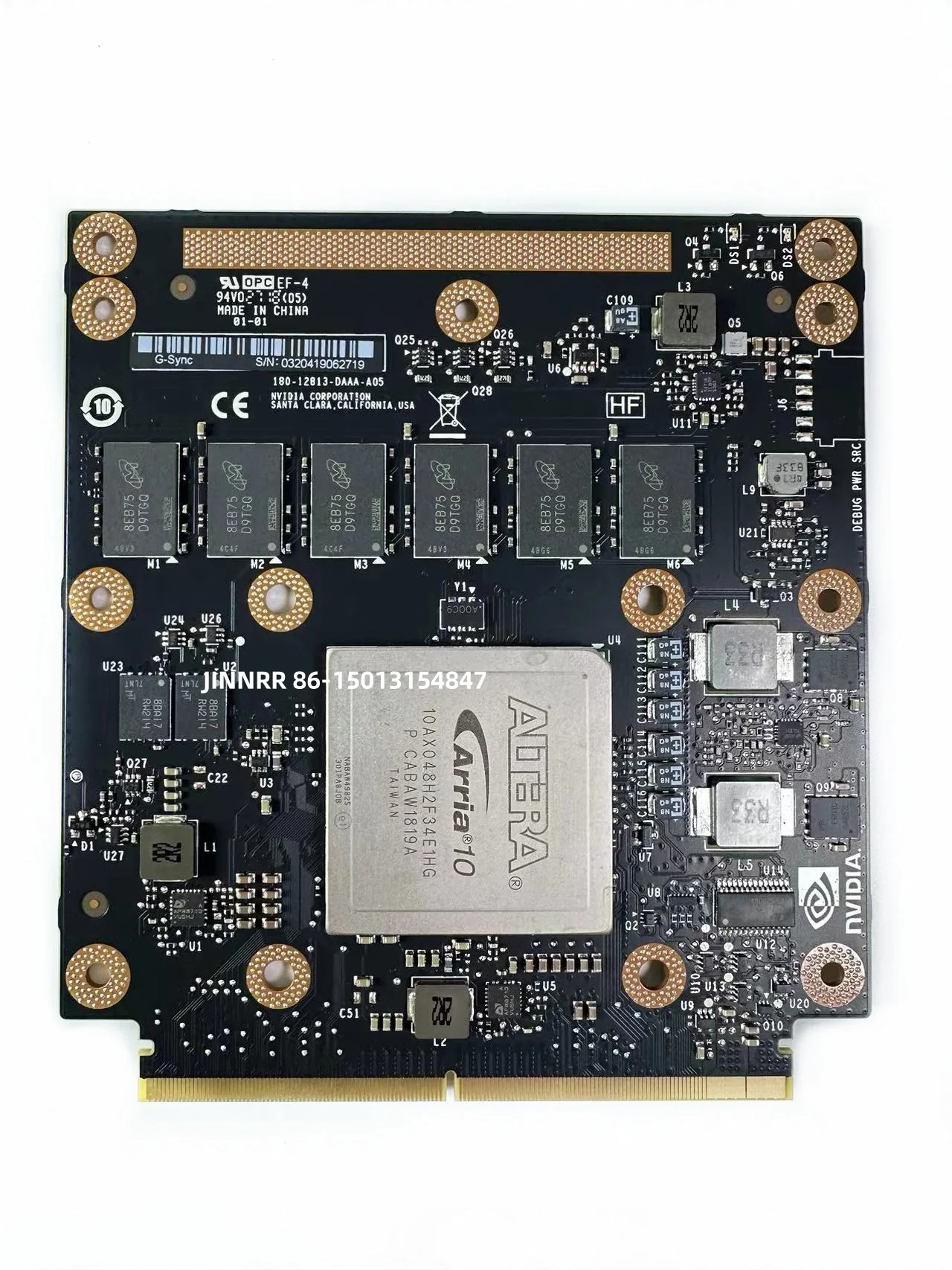 AGLRA 제품에 대한 추천 및 평가: ALTERA ARRIA 10 10AX048H2F34E1HGP CABAW1725A G-Sync 모듈 회로 보드