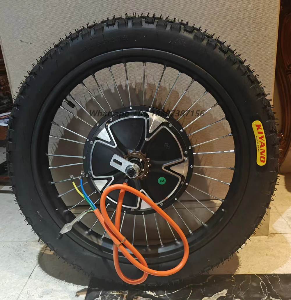 3000w-12000w Moto Hub Includes Everything to Build Rear Wheel Ebike for Bicycle Application
