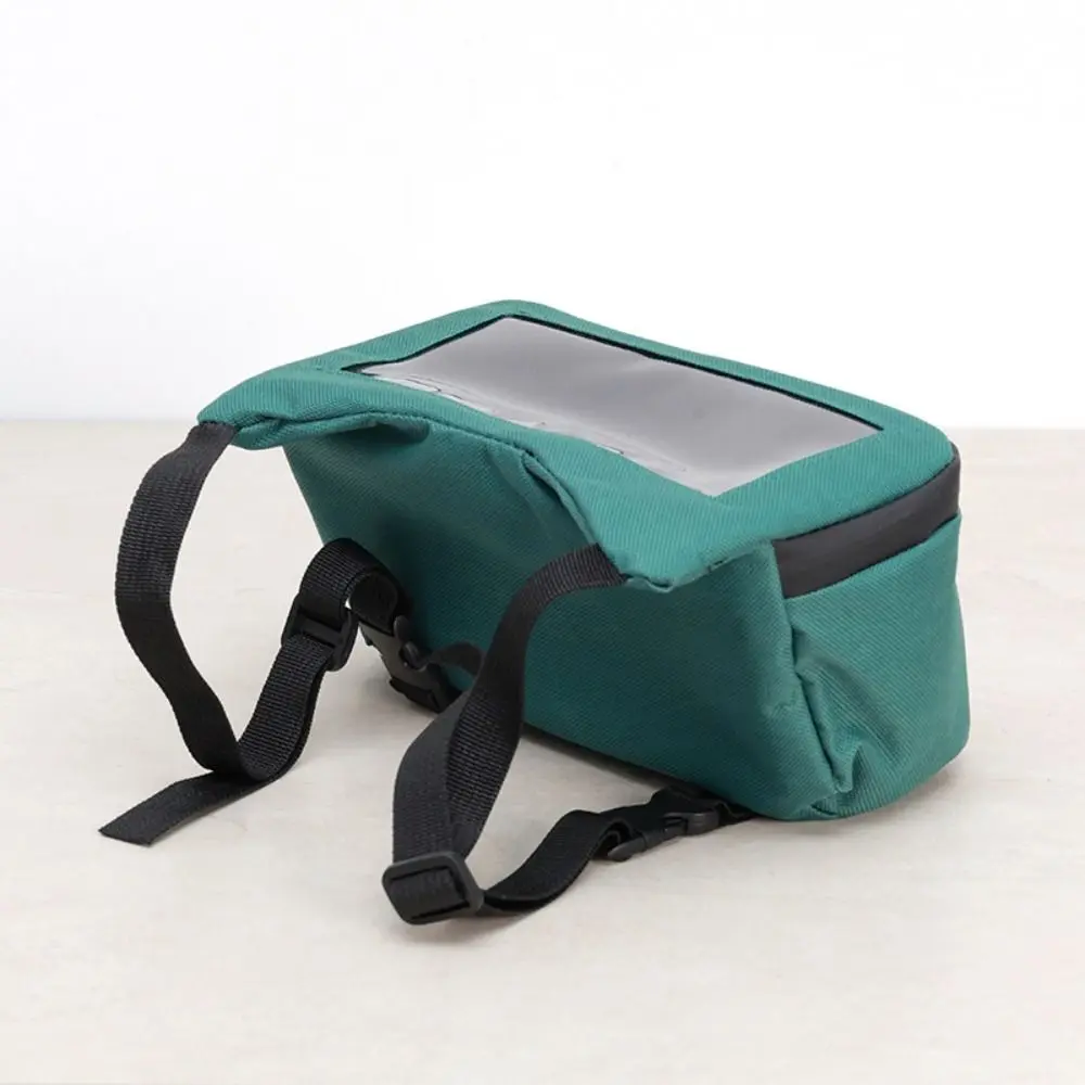 Viewing Window Mountain Bike Bag Waterproof Large Capacity Motorcycle Electric Scooter Bag Durable Storage Bag Bicycle Front Bag