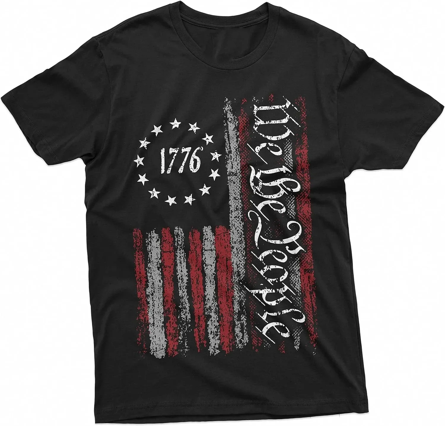 

The People Tee Shirt 1776 Independence Day 4th of July USA Graphic T Shirt Flag T-Shirt High Quality O-Neck Tshirt Short Sleeves